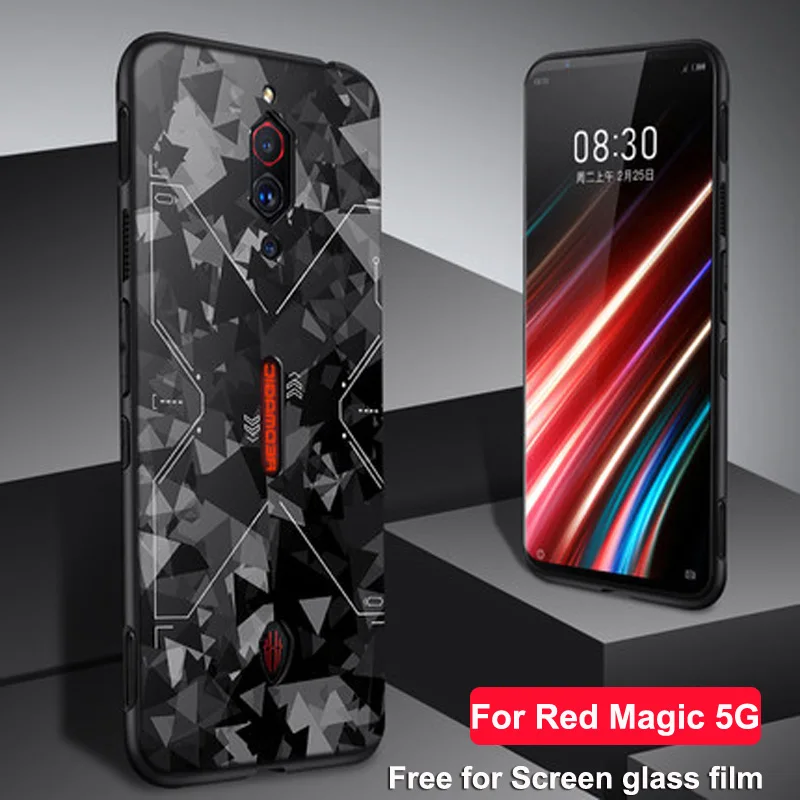 Чехол для телефона ZTE Nubia Red Magic силиконовый мягкий чехол-накладка с рисунком HD