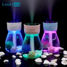 Landscape Ultrasonic Air Humidifiers Aroma Essential Oil Diffuser with 7 Colors LED Night Light Mini USB Mist Maker Office Home gxz flower vase aroma diffuser essential oil night light ultrasonic air humidifiers mist maker mini desk air purifier 100ml