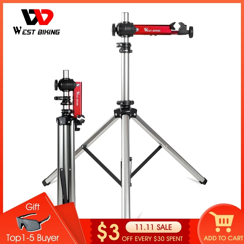PROD 4000970768767 WEST BIKING Professional Bike Repair Stand MTB Road
Bicycle Maintenance Repair Tools Adjustable Foldable Storage Display
Stand