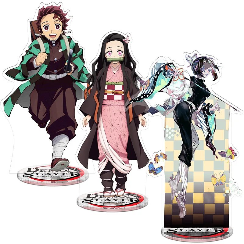 Japanese Anime Animation Art Characters Demon Slayer Kimetsu No Yaiba Tanjiro Kamado Nezuko Cute Mini Figures 6 Pcs Set