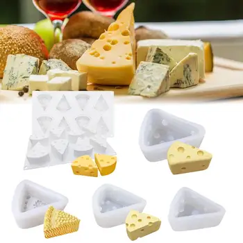 

3D Cheese Mold DIY Silicone Modle Fondant Cake Decorating Tools Silicone Mold Polymer Clay Resin Candy Fimo Super Sculpey