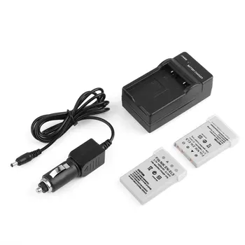 

3.7V 1400mAh EN-EL5 Rechargeable Li-ion Camera Battery + Battery Charger & Car Charger Cable for NIKON COOLPIX