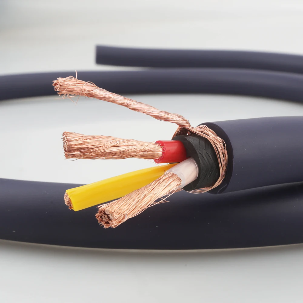 High Quality HI-End 3TS762 Power Supply Cable DIY Bulk cable Per Meter HIFI Mains Cord | Электроника