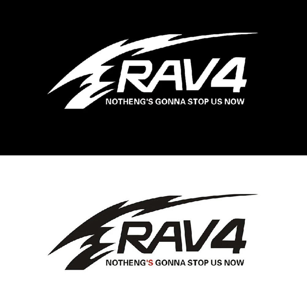 

Car Stickers Reflective Rav4 Spare Tire Stickers Back Tire Stickers Spare Tire Cover Decals for Toyota