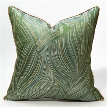 

Luxury Green Cushion Covers Decorative Pillow Cases Throw Pillowcases 45 x 45 Cushion for Sofa Bedroom