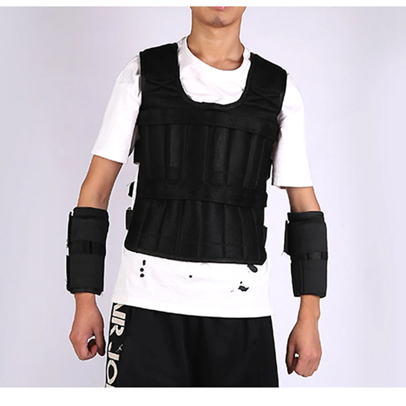 

Exercise Loading Weight Vest Boxing Running Sling Training Workout Fitness Adjustable Waistcoat Jacket Sand Clothing lose weight