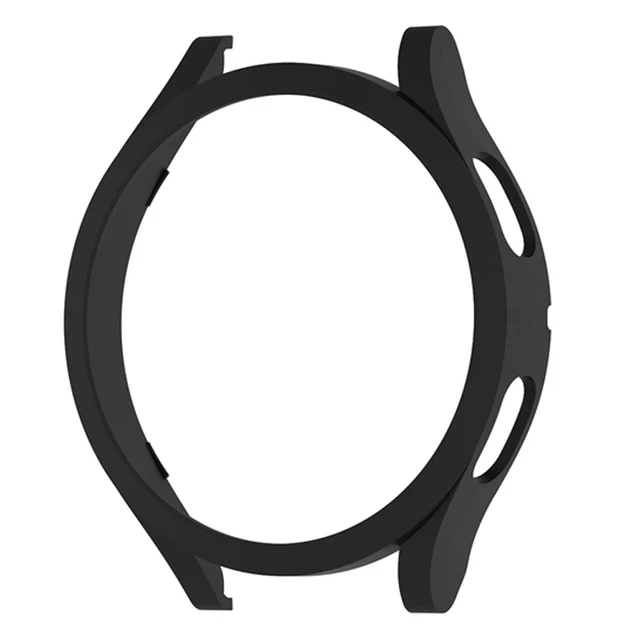 Watch Case For Samsung Galaxy Watch 4 44mm PC Matte Cover  Protective Compatible Galaxy Watch 4 40mm Clock Bumper Shell Black