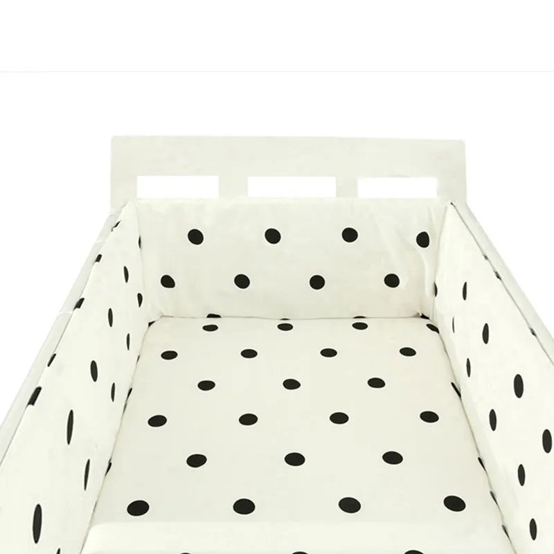 Скандинавские звезды дизайн детская кровать утолщенные бамперы цельная кроватка вокруг подушки защита для кроватки подушки Декор для новорожденных