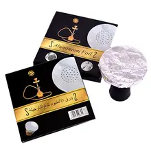 50 шт./упак. кальяна Специальный алюминиевый Фольга с отверстием для кальяна чаша 0,03 мм M2EF