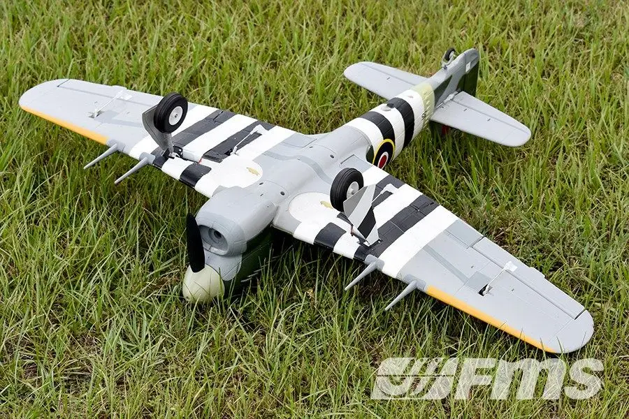 Модель FMS 1100 мм RC Warbird Airplane Hakwer Typhoon FMS086|model gyro|model figuremodeling the figure in clay |