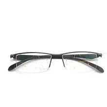 Фотохромные прогрессивные многофокусные очки для чтения, мужские деловые Регулируемые очки для чтения, можно увидеть далеко рядом с очками для чтения FML