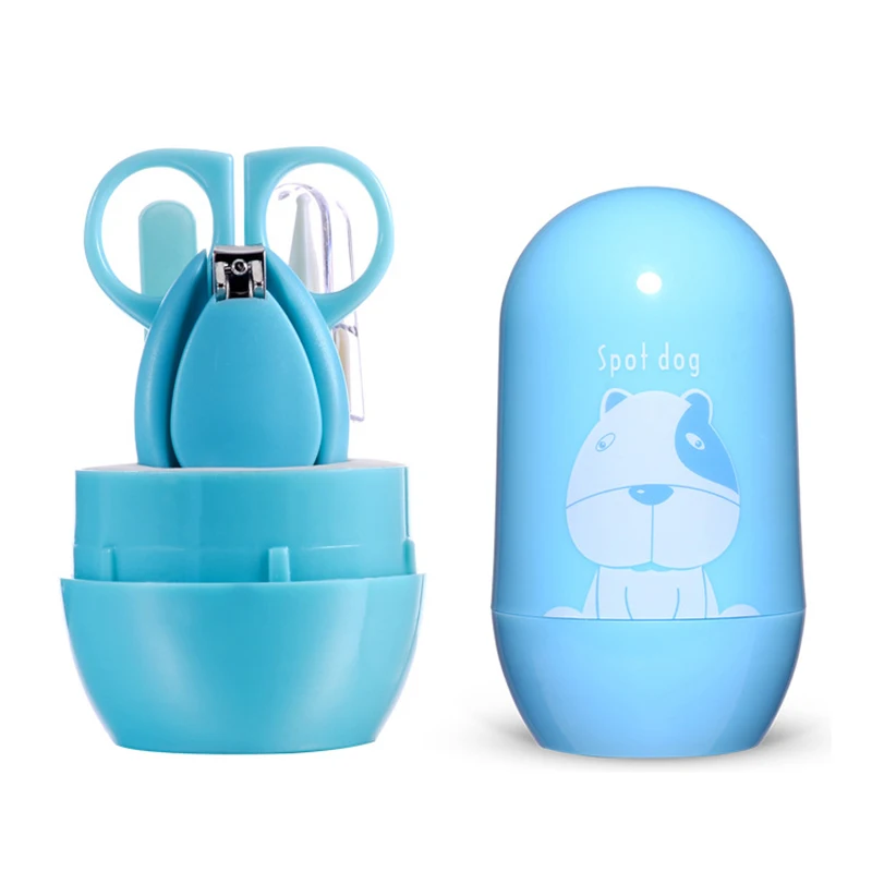 Baby 4Pcs/Set Nail Scissors Care Set Clipper Portable Infant Child Healthcare Tools Newborn Grooming Care Kits for Toddler Gifts