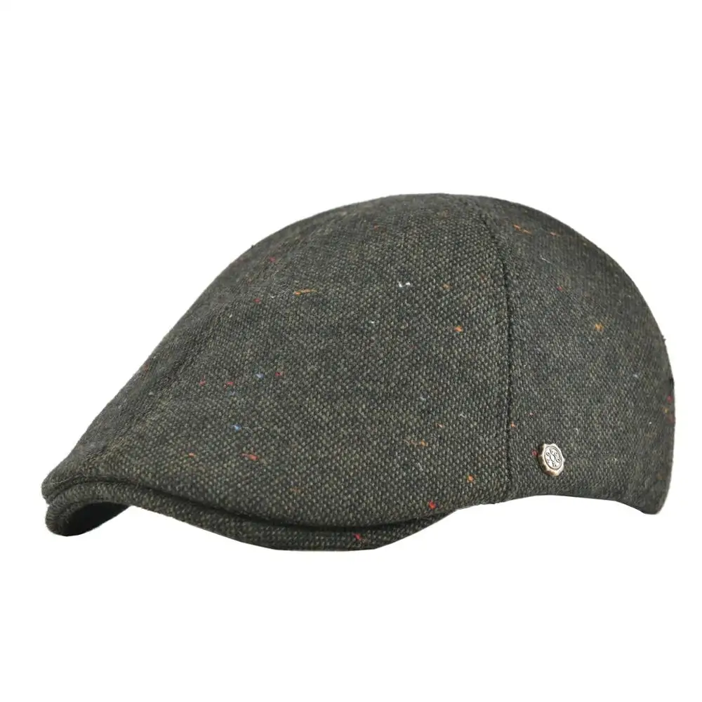 green newsboy hat