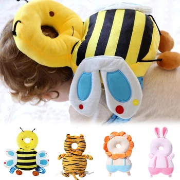 1-3T Toddler Baby Head Protector Safety Pad Cushion Back Prevent Soft PP Children Protective Cushion Angel Bee Cartoon Security 1