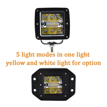 

ECAHAYAKU 3 Inch LED Work Light Bar spot 36W LED bar Offroad fog lights For ATV UTV SUV Car Truck Ford Jeep 4X4 Driving Lamp