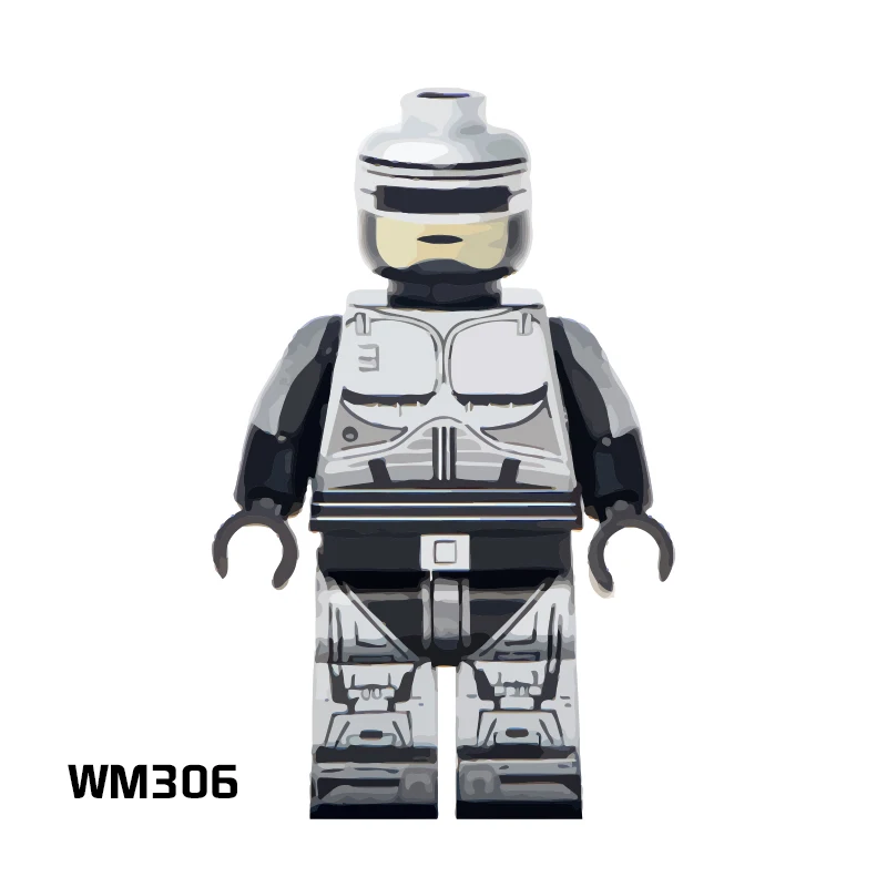 WM6004 Одиночная пластиковые строительные блоки Бобби Кастиэль Дин Винчестер Сэм фильм ТВ коллекция деталек лучшие детские подарочные игрушки - Цвет: WM306  Without Box