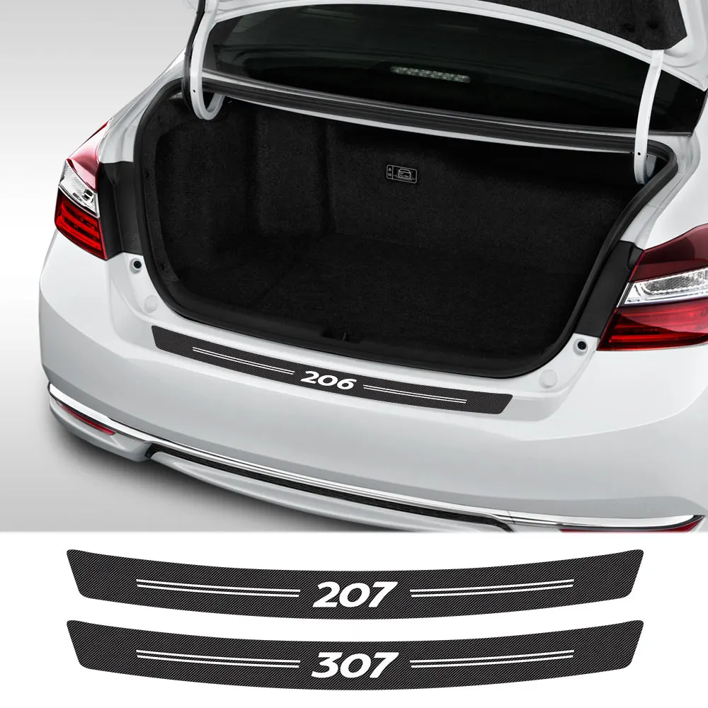 Наклейка защитная для багажника автомобиля Peugeot 307 206 308 407 207 3008 208 508 2008 301 408 107 607 5008 |