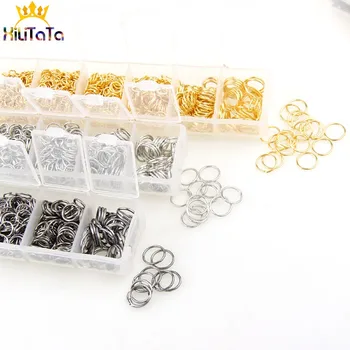 

1450pcs Open Jump Rings Kits Connectors for Bracelet Necklace Jewelry Making Supplies Kits Diy Accessories Box Sets 3mm-10mm