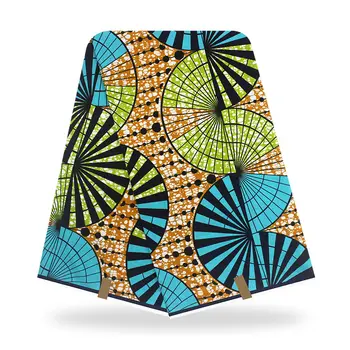 

New Style Ankara African wax Fabrics Nigerian Wax Print Fabric 6yards High Quality African 100% Cotton Fabrics Y20727-8