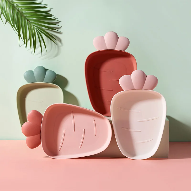 

Cute Radish Pots Fruit Plate Nordic Style Candy Modern Living Room Snacks Dessert Cake Biscuits Placed Bedroom