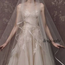 Бамбуковый лист вышивка кружевная ткань свадебная вуаль diy ручной работы украшения одежды материал