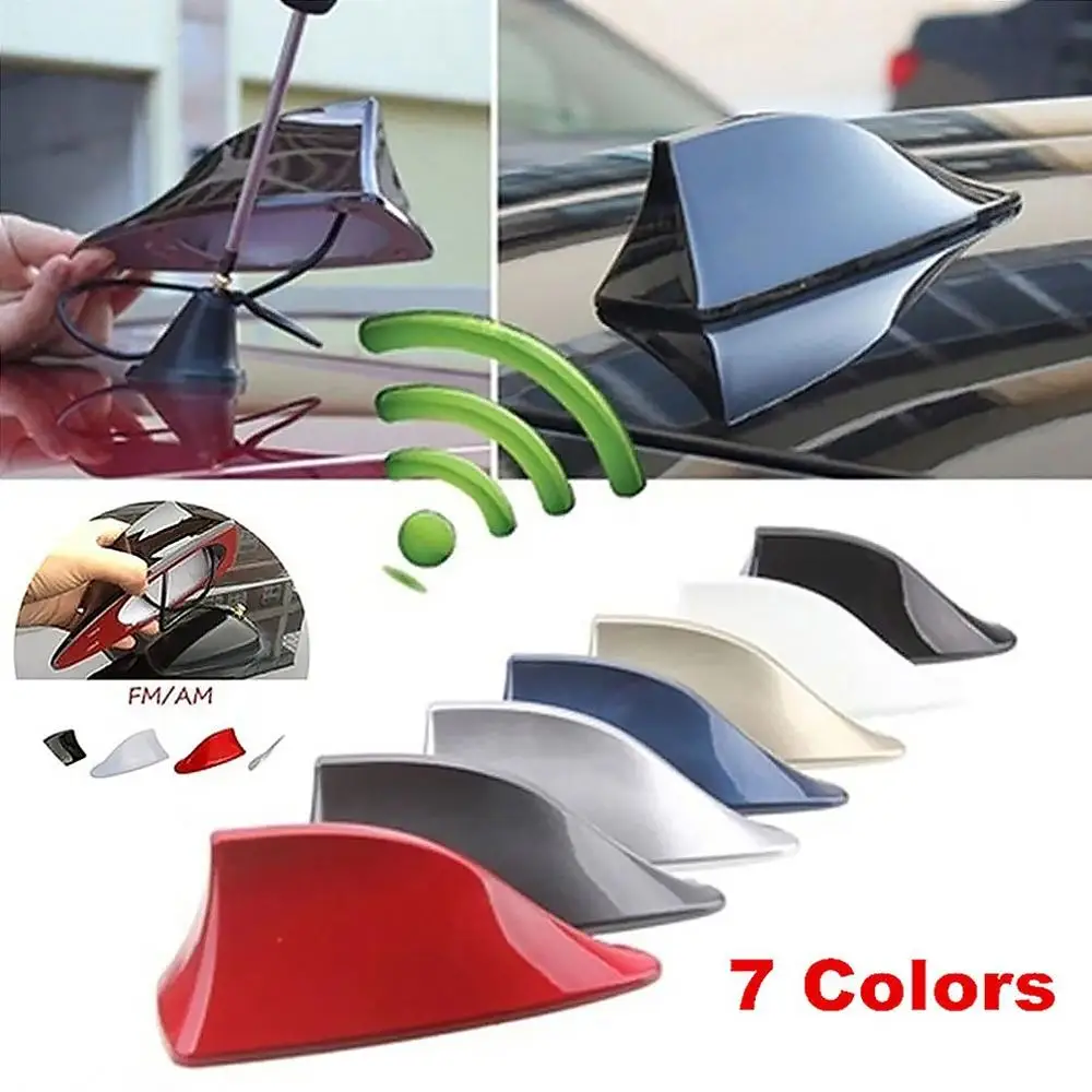 

Car Shark Fin Antenna Auto Radio Signal Aerials Roof Antennas For Antenna Roof Tail For Antenna Modification Without Punching