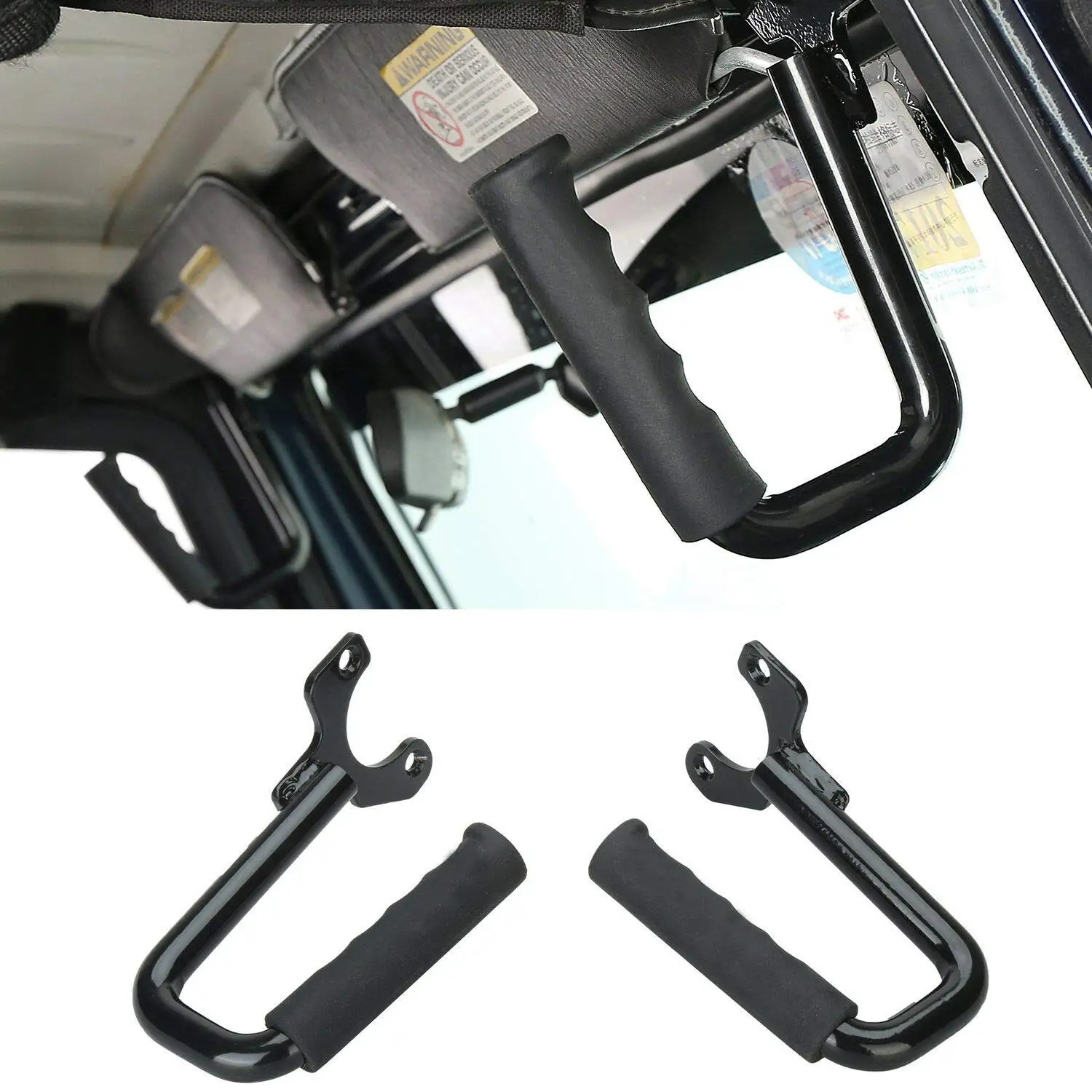 2 шт поручни Передняя поручень твердая сталь 1997 Up для Jeep Wrangler TJ