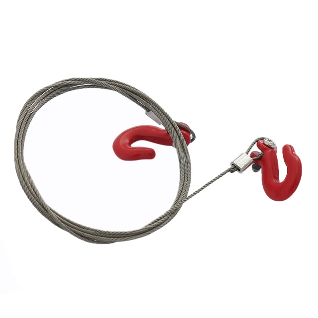 1/10 Scale Metal Recovery Drag Chains Trailer Hitch Shackle Winch Anchor for RC Crawler TRX4 TRX6 SCX10 Wraith Capra Redcat MST 5