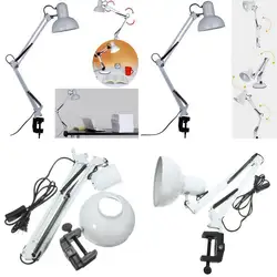 E27 Светодиодный настольный светильник, настольная лампа, белое освещение, прикроватные лампы для дома, настенные светильники, поворотный