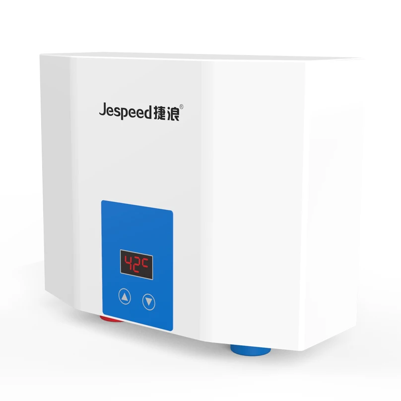 Heater Jespeed вертикальный мгновенный Электрический проточный водонагреватель настенный Электрический термостат водонагревателя быстрый нагрев горячий душ - Цвет: Heater