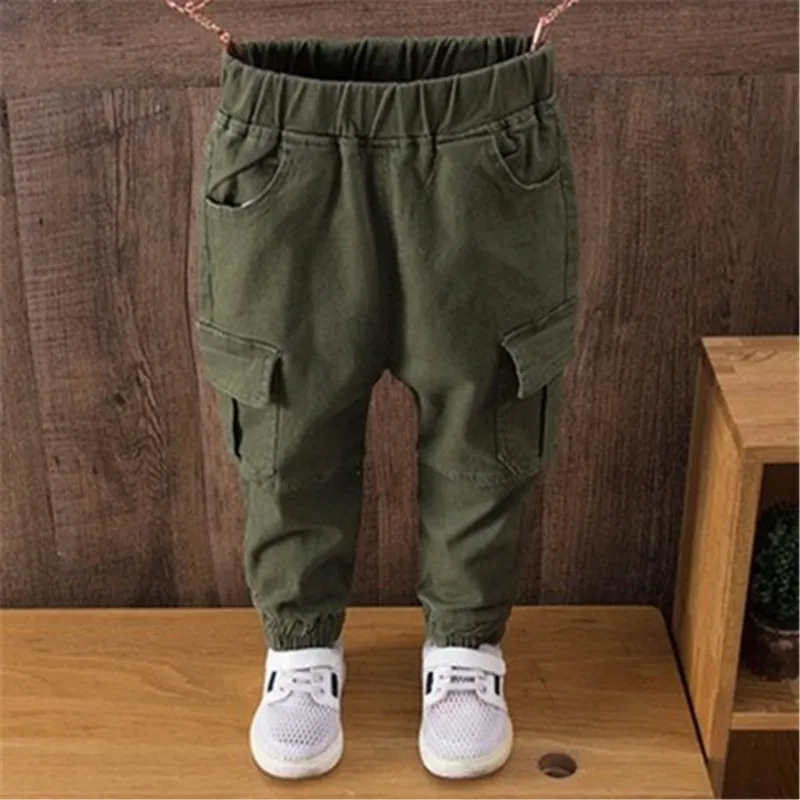 New Boy Cargo Pants Kids Spring Autumn 