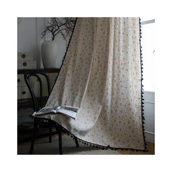 

Lychee Christmas Style Blackout Curtains for Window Treatment Modern Shade Curtain for Living Room Window Curtains