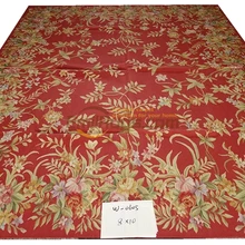 Шерсть aubusson ковры W-0605 8X10 2 ручной завязанный украшения дома Спальня gc8aubyg13