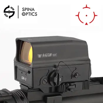 

SPINA OPTICS UH-1 Red Dot Sight Holographic Reflex sight with USB Charge for 20mm Mount Airsoft Hunting Rifle
