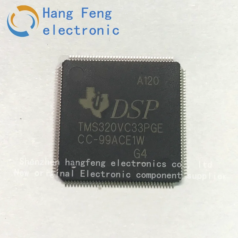 

TMS320VC33PGEA120 TMS320VC33PGE цифровой сигнальный процессор LQFP144 новый оригинальный TMS320VC33
