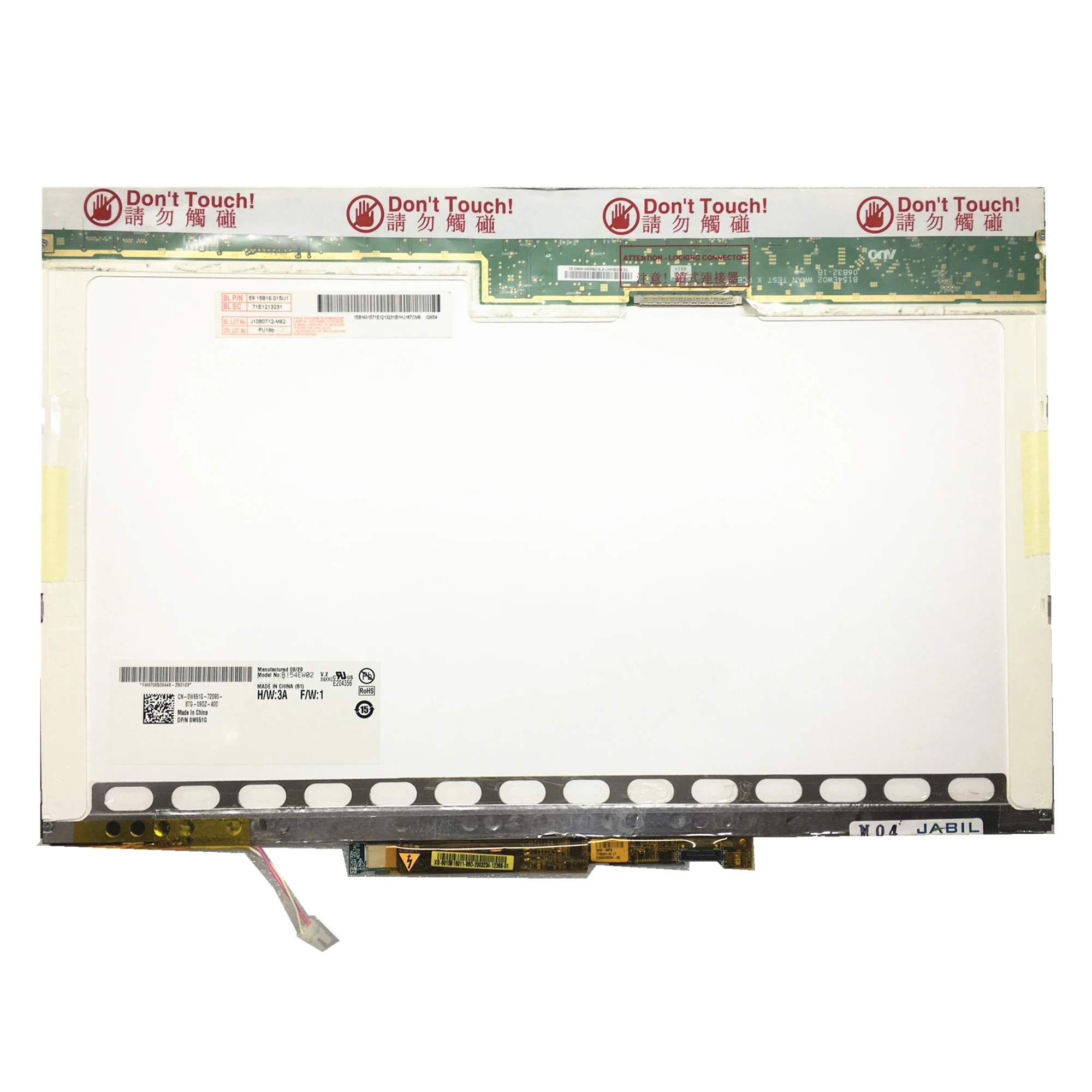 

Free shipping B154EW02 V.2 B154EW02 V.6 B154EW08 V.0 B154EW08 V.1 LP154WX3-TLC1 LTN154X3-L02 15.4 inch laptop lcd screen 30 pins