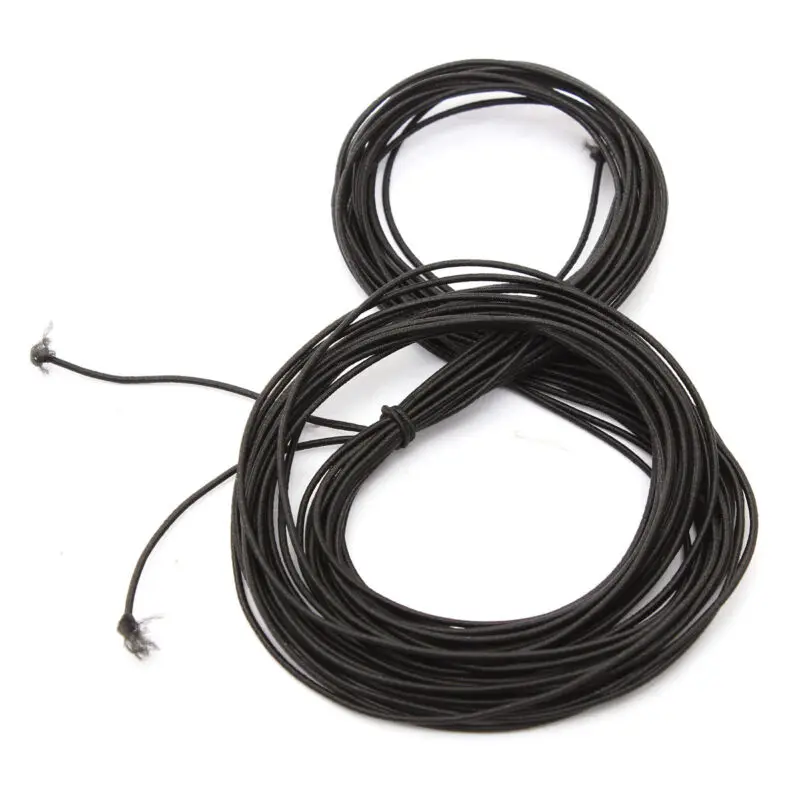 

1. 5mm high quality round thread elastic band, rubber black elastic rope, rubber band elastic thread sewing accessories