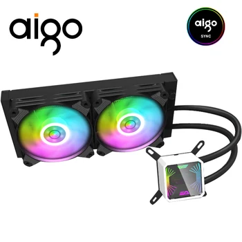 

Aigo ICY Water Cooler T120/240 PC RGB Fan CPU Fan Radiator For LGA 115x/AM3+/AM4 120mm Computer Fan Water Cooling Cooler