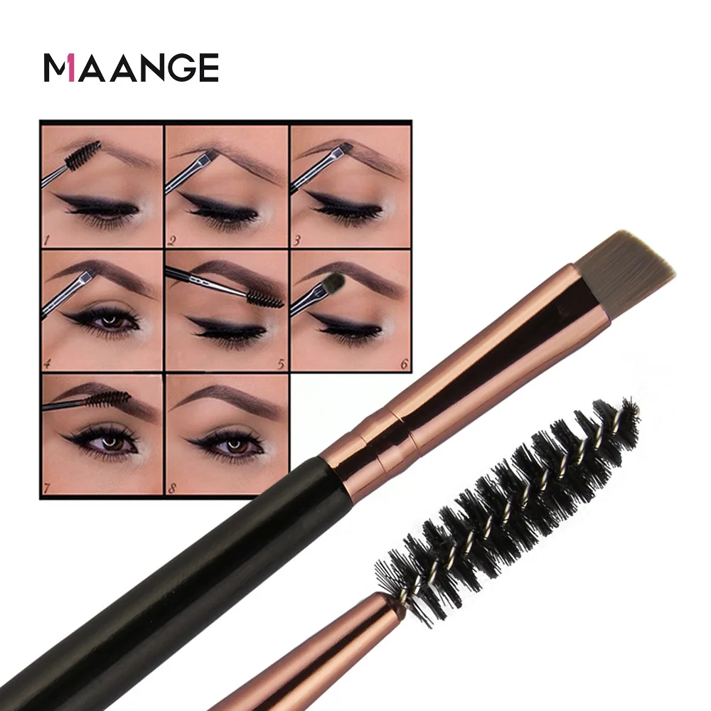 MAANGEE 10PCS Наращивание ресниц кисть для бровей туши аппликатор мотальные ресницы