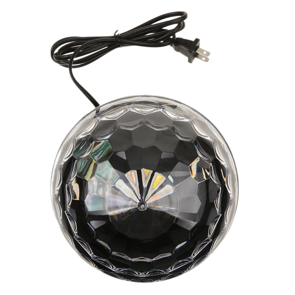 9 Colors RGB Magic Crystal Ball Stage Lighting Effect LED Light Lamp For Party Wedding US Plug