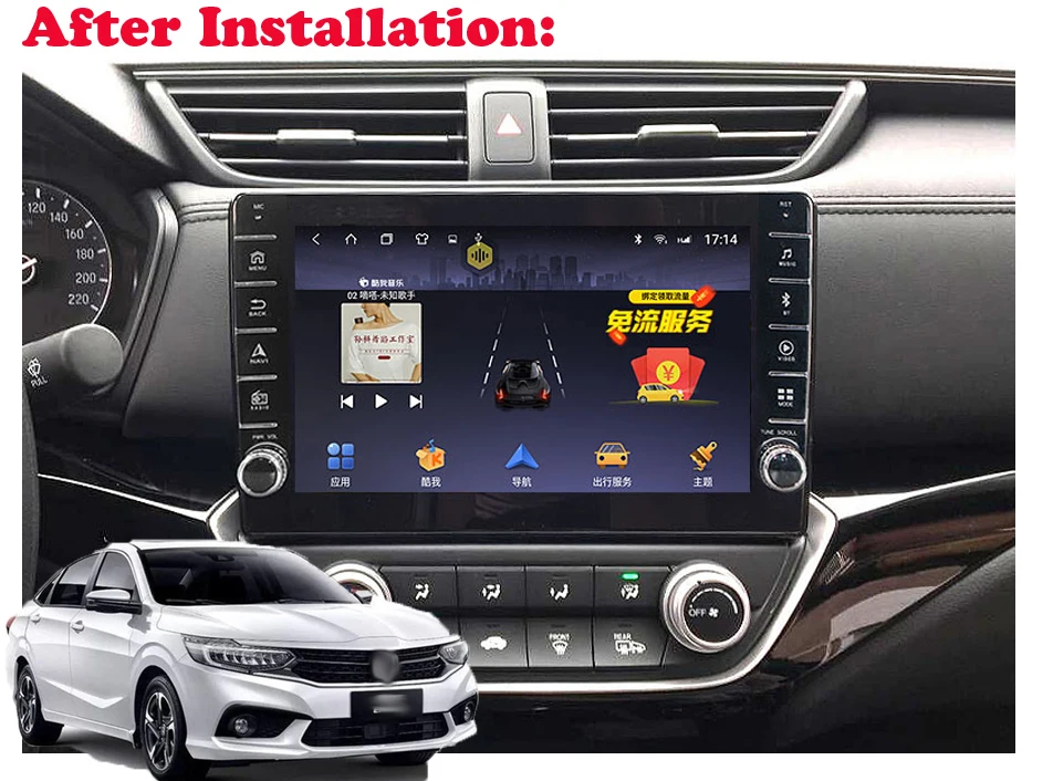 Liandlee Android 8,1 UP для Honda Crider/Envix автомобильный ips экран Carplay камера BT Wifi gps Navi Карта Навигация медиа