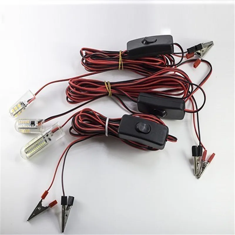 

Led Fishing Light Led Waterproof Spearfishing Led Underwater Boat Lights Low Pressure 12V 3W 24leds 4W 48leds 7W 96leds Light