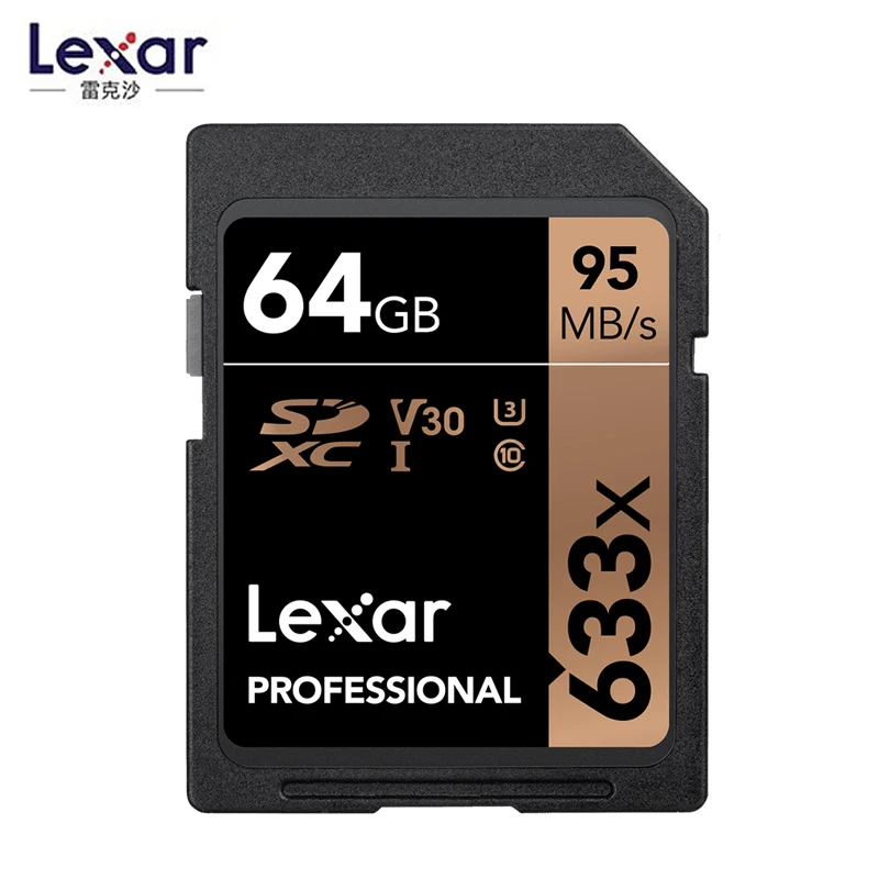 Профессиональные карты Lexar 633x128 GB 256GB SDXC UHS-I sd-карта 1 ТБ 512GB карта памяти большой емкости - Емкость: 64GB