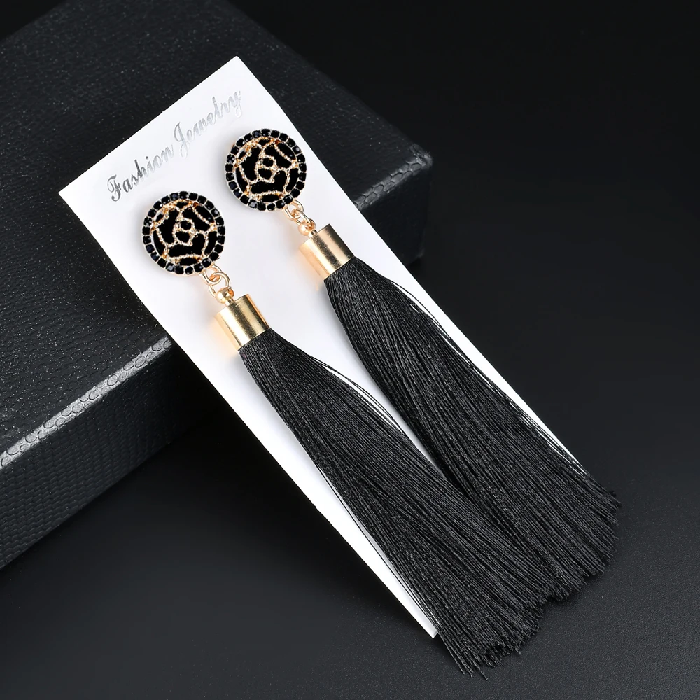 Qusfy-19-Styles-9-Colors-Crystal-Flower-Fringe-Earings-Earing-Geometric-Long-Dangle-Tassel-Earrings-2018