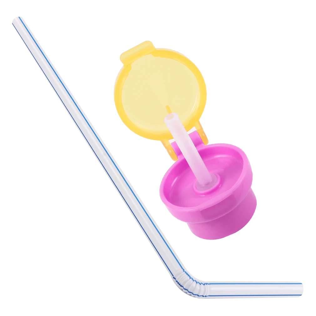 

Children Portable Spill Proof Juice Soda Water Bottle Twist Cover Cap With straw Safe Drink Straw Sippy Cup for Kid Baby Feeding