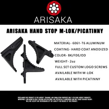

ARISAKA Tactical M-Lok Picatinny Fore Hand Stop Accessories