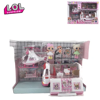 

LOL Surprise Original Toys Set Dolls Toy Helicopter Picnic Car Poupee Lols Doll Surprise Girl Birthday DIY Gift