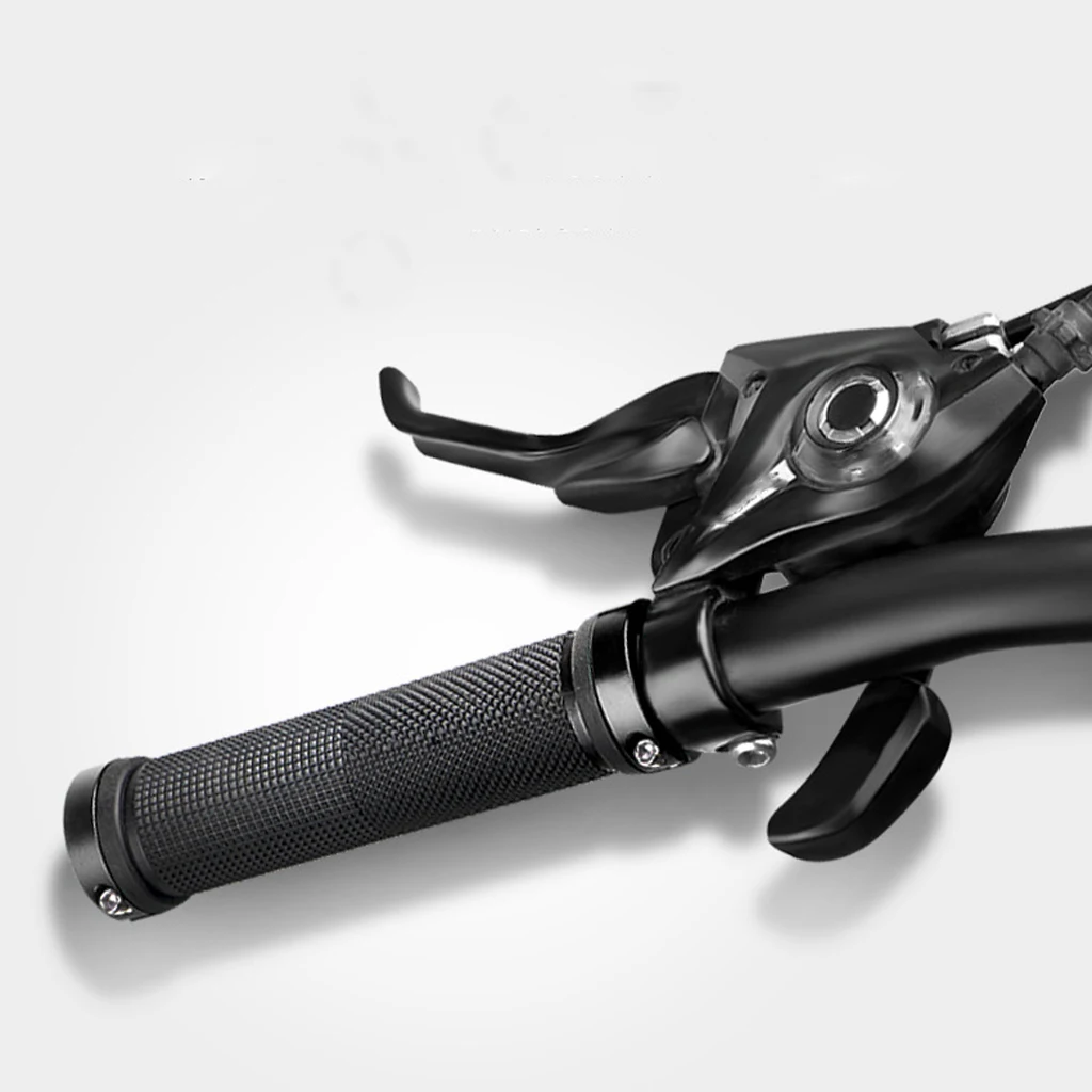 BIke Bicycle Grips Bicycle Handlebars Handlebar Road Double Lock Handle Aluminum Alloy On Cycling Handlebar Hand Cover