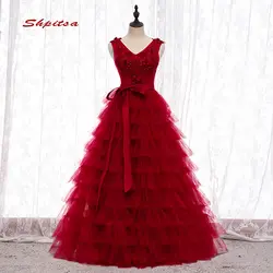 Красные пышные платья для подростков, бальное платье 2019, милое 16, платье принцессы для выпускного, платье для 15 лет