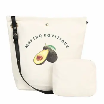 

2020 Fashion Handbag Big Bag Female Bag New Shoulder Messenger Bag Cute Girl Canvas Bag For Girls For Women Shopping 2pcs/set